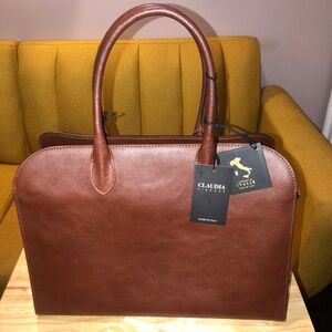 Claudia Firenze Genuine Leather Bag NWT